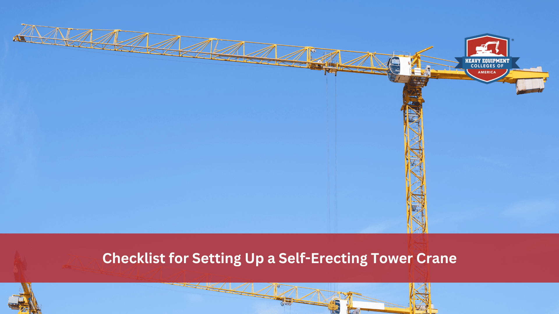 Read more about the article Checklist for Setting Up a Self-Erecting Tower Crane